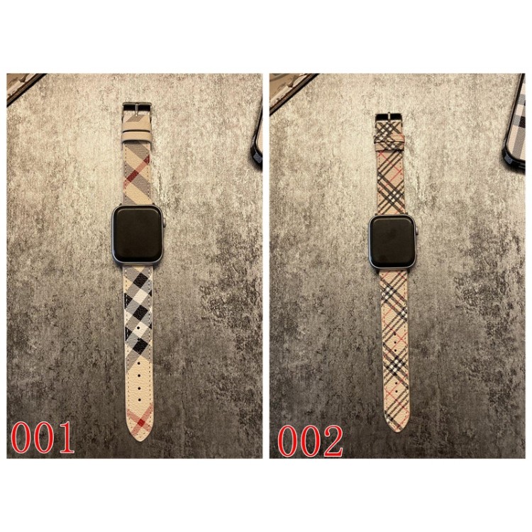 Burberry バーバリーブランド Apple Watch 12 11 Ultra3  9 10 ultra2 バンド 華奢革 交換バンドハイブランドアップルウォッチs12 11 10 9 8/se2/se3革ベルト 耐久性ブランドiwatch 12 11 7 8 9 10バンド 丈夫ブランド apple watch ultra3 ultra 2 49mmシリコンバンド 痛くない