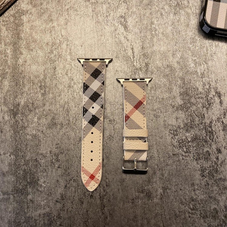 Burberry バーバリーブランド Apple Watch 12 11 Ultra3  9 10 ultra2 バンド 華奢革 交換バンドハイブランドアップルウォッチs12 11 10 9 8/se2/se3革ベルト 耐久性ブランドiwatch 12 11 7 8 9 10バンド 丈夫ブランド apple watch ultra3 ultra 2 49mmシリコンバンド 痛くない