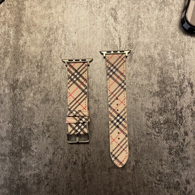 Burberry バーバリーブランド Apple Watch 12 11 Ultra3  9 10 ultra2 バンド 華奢革 交換バンドハイブランドアップルウォッチs12 11 10 9 8/se2/se3革ベルト 耐久性ブランドiwatch 12 11 7 8 9 10バンド 丈夫ブランド apple watch ultra3 ultra 2 49mmシリコンバンド 痛くない