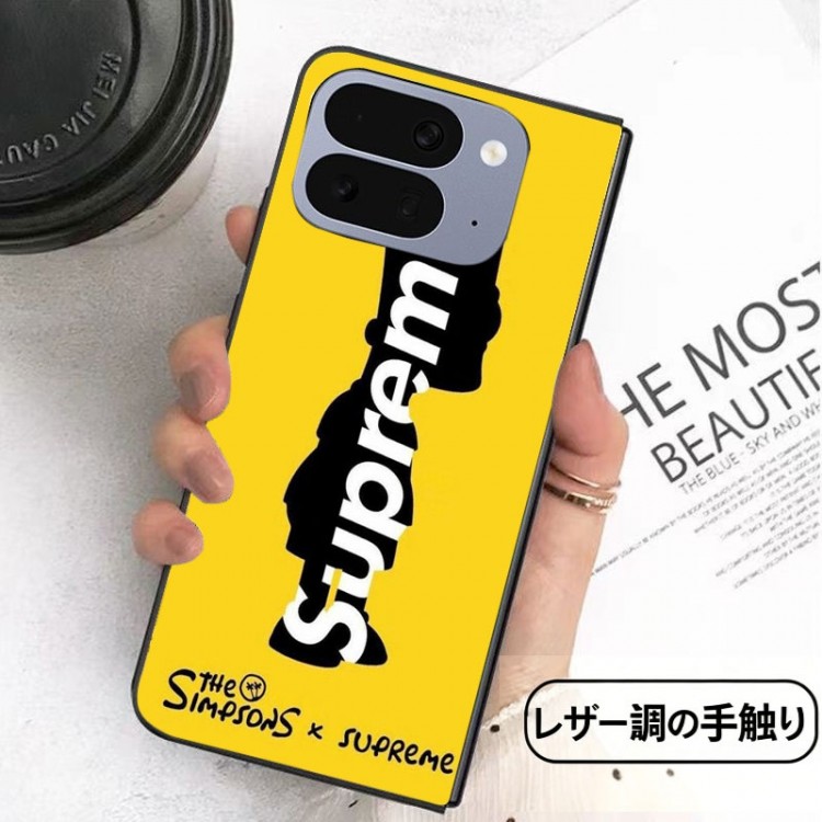 Supreme シュプリームアップルDuo 折りたたみブランドケースコピーgalaxy z flip8 7 6 5 4 3 z fold5 6 7 8 ultraハイブランドケースギャラクシーz fold 8 ultra 7 6 5 4 3ブランド携帯ケースiPhone Duo 折りたたみケースメンズ