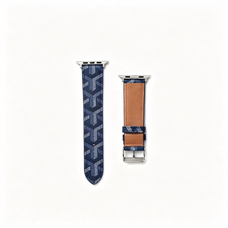 Goyard ゴヤールブランド Apple Watch 12 11 Ultra3  9 10 ultra2 バンド 華奢革 交換バンドハイブランドアップルウォッチUltra4 s12 11 10 9 8/se2/se3革ベルト 耐久性男性向けアップルウオッチ s12 se3/se2/7 8 9 10 11スポーツベルト 上質Apple Watch 12 11 9 10 ultra/8/7/6ブランドベルト 流行り