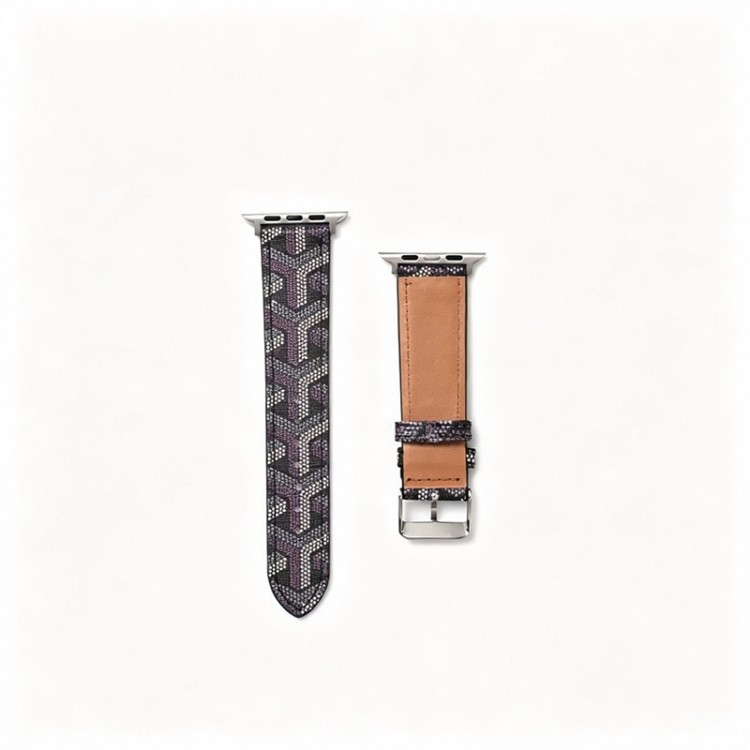 Goyard ゴヤールブランド Apple Watch 12 11 Ultra3  9 10 ultra2 バンド 華奢革 交換バンドハイブランドアップルウォッチUltra4 s12 11 10 9 8/se2/se3革ベルト 耐久性男性向けアップルウオッチ s12 se3/se2/7 8 9 10 11スポーツベルト 上質Apple Watch 12 11 9 10 ultra/8/7/6ブランドベルト 流行り