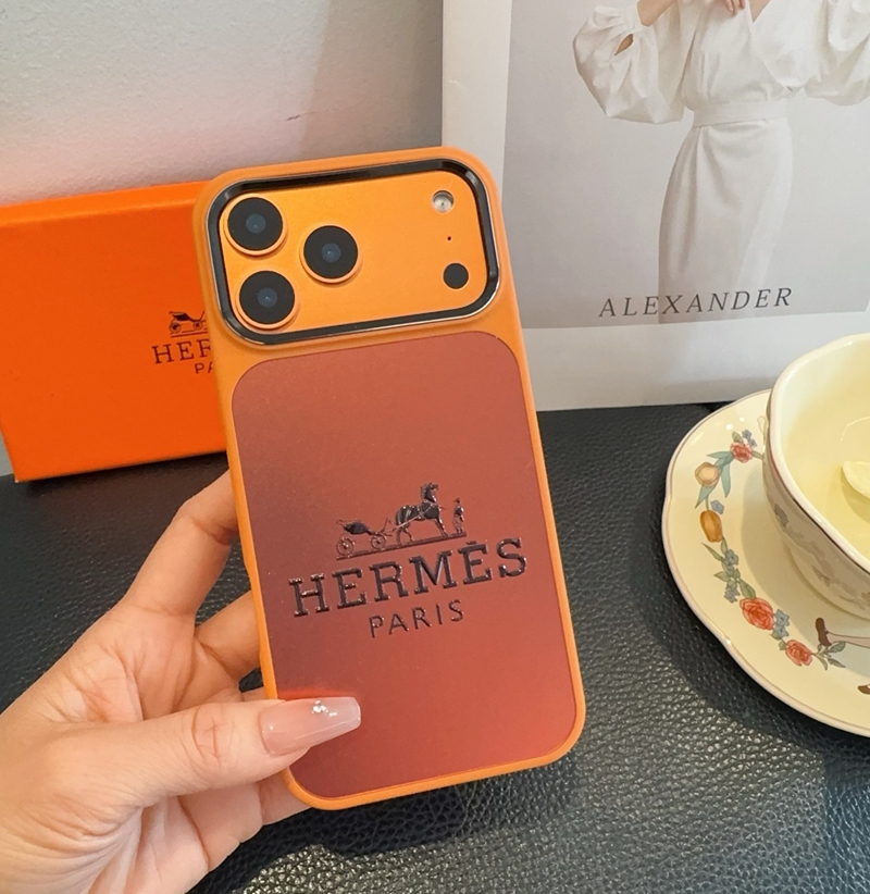 Hermes 携帯カバーiphone Air/16/15/14/17Pro Max