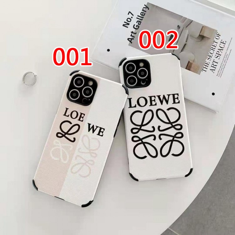 LOEWE/ロエベ iphone13/12/11/xs/xr/8/7ケース メンズレディース可愛いブランド風パロディケースiphone xr/xs maxケースチェーンつき芸能人愛用可愛い 