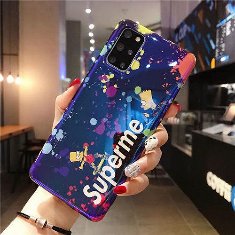 シュプリーム ブランドパロディ風iphone 12 /12 pro/12 mini/12 pro maxケース ステューシー 耐衝撃Galaxy s10/s20+/s20 ultraケースおしゃれ 衝撃吸収 HUAWEI Mate 30 Pro 5G保護ケース