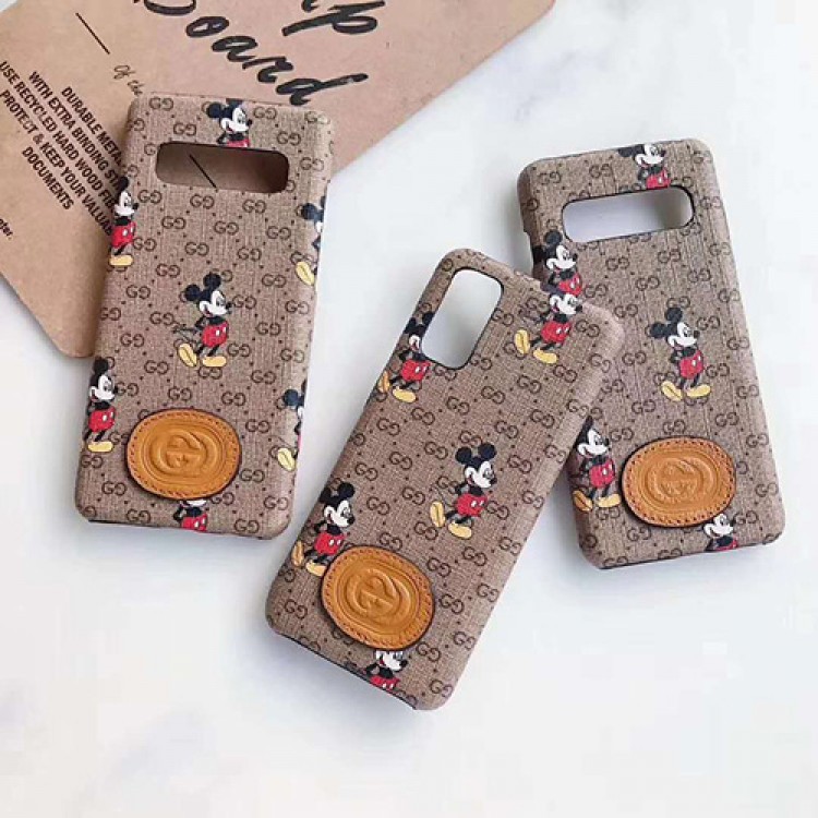 GUCCI/グッチディズニーミッキーコラボhuawei p40/p30 pro iphone se2 galaxy s20+ iphone xr/xs maxケース男女兼用人気ブランドGalaxy s10/s20+/s20 ultraケース手帳型ケースメンズ iphone11/11pro maxケース 安いアイフォン12カバー レディース バッグ型 ブランド