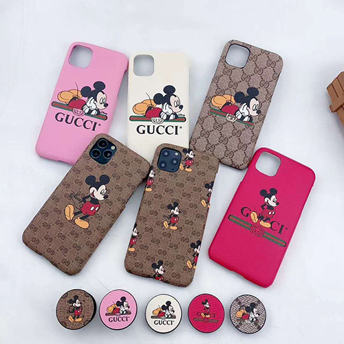 GUCCI/グッチペアお揃い アイフォン11ケース iphone xs/x/8/7/se2ケースビジネス ストラップ付きブランドモノグラム iphone11/11pro maxケース ブランド