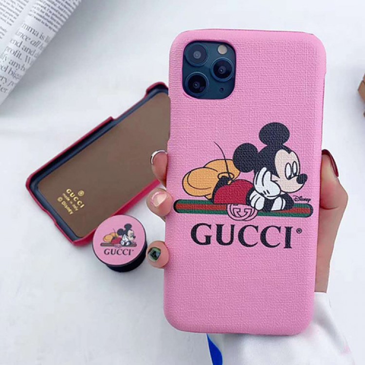 GUCCI/グッチペアお揃い アイフォン11ケース iphone xs/x/8/7/se2ケースビジネス ストラップ付きブランドモノグラム iphone11/11pro maxケース ブランド