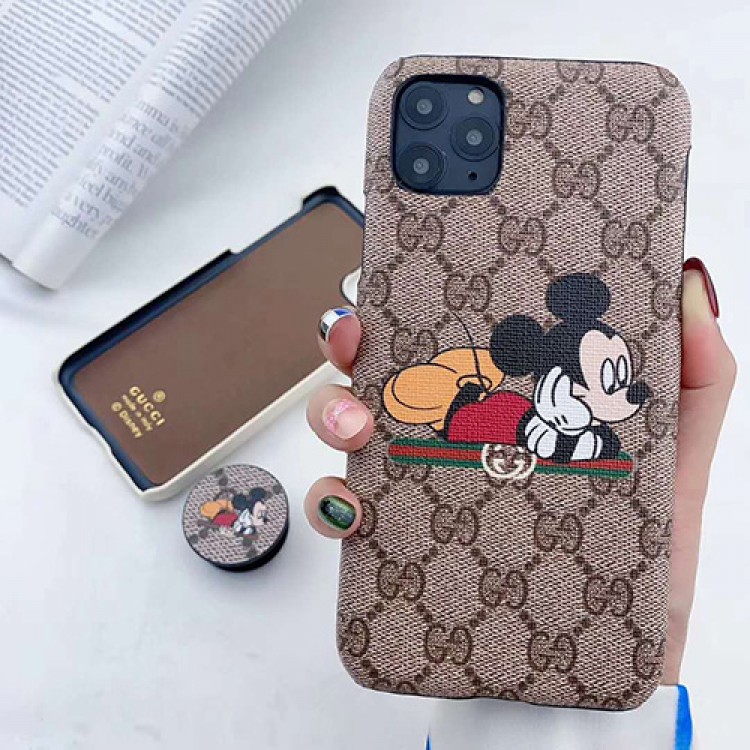 GUCCI/グッチペアお揃い アイフォン11ケース iphone xs/x/8/7/se2ケースビジネス ストラップ付きブランドモノグラム iphone11/11pro maxケース ブランド