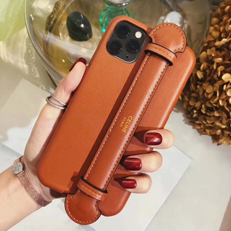 celine iphone 14/13pro/12 max/12 proペアお揃い アイフォン11ケース iphone xs/x/8/7/se2ケース ビジネス ストラップ付きレディース アイフォンiphone xs/11/8 plusケース おまけつき