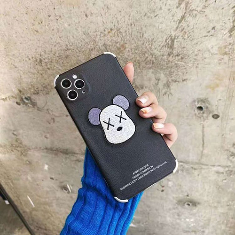 KAWS ブランド iphone12/12mini/12pro/12pro maxケース 経典 ins風 かわいい アイフォン12/xs/11/8 plusケース おまけつき ファッション メンズ レディース