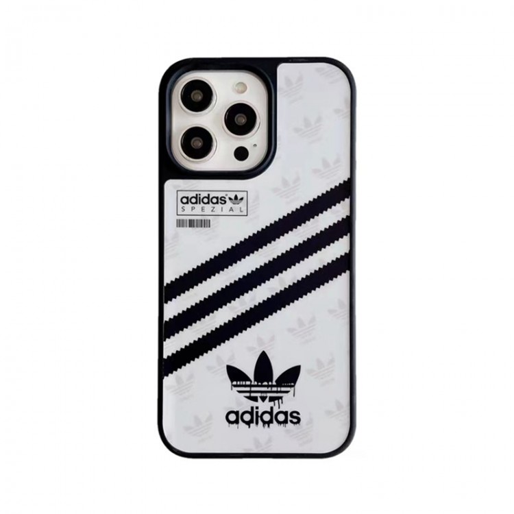 Adidas アディダスiphone15/14/13Pro Maxケースブランドコピーハイブランドアイフォン15プロ/14/13スマホケースレディース向けiphone15/14/13Proケース