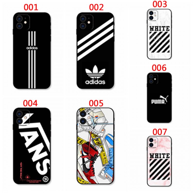 Adidas アディダス Off-White オフホワイト PUMA VANS ハイブランドアイフォン15プロ/14/13スマホケースiphone15/14ブランドケースメンズレディースハイエンドiphone15Pro Max/14plusカバー