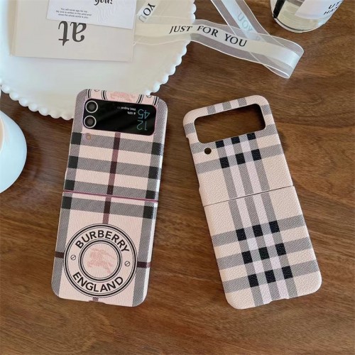 Burberry バーバリーgalaxy z flip5 4 3 z fold5 6ハイブランドケースハイエンドギャラクシーgalaxy z flip6 5 4 3スマホケースギャラクシーz fold6 5 4 3ブランド携帯ケース折りたたみ型ギャラクシーz flip6 5/z flip4/z fold5ケースメンズ