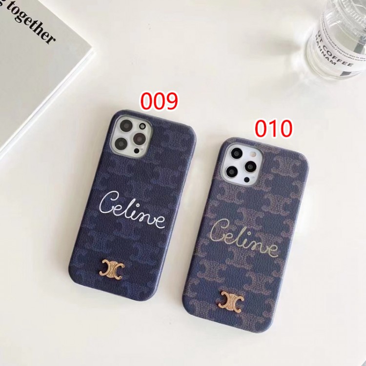 ブランド Celine セリーヌ iPhone13mini/13pro/13pro maxケース かわいい ピンク 黒 女子好き アイフォン12pro/12pro max携帯カバー シンプル 耐衝撃 iphone11/11 proフルーカバー ジャケット型