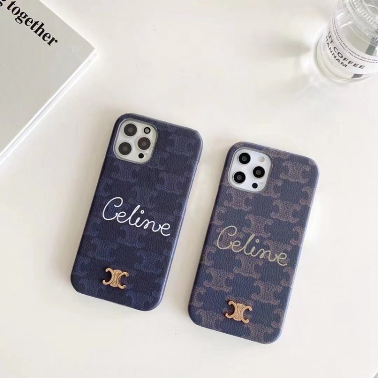 ブランド Celine セリーヌ iPhone13mini/13pro/13pro maxケース かわいい ピンク 黒 女子好き アイフォン12pro/12pro max携帯カバー シンプル 耐衝撃 iphone11/11 proフルーカバー ジャケット型