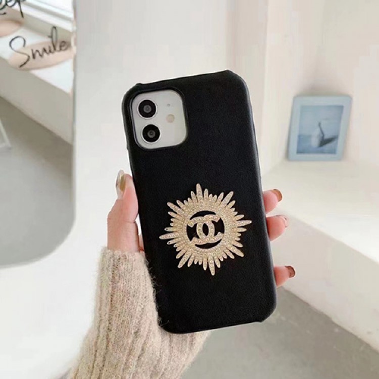 Chanel シャネル きれい アイフォン13/13pro/13pro maxケース ブランド 女性愛用 水晶ロゴ iPhone12/12mini/12pro/12pro maxケース 大人気 華奢感 レディース iPhone11pro/11pro maxカバー