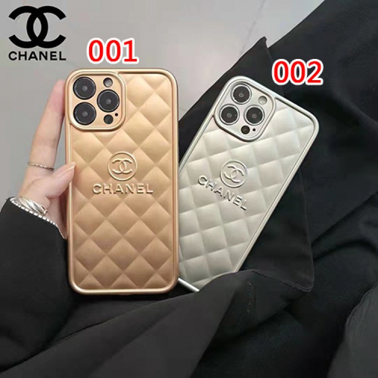 ブランド シャネル アイフォンiphone13/13pro/13pro maxスマホケース Chanel シンプル 金色 レディース向け iphone 12/12pro maxケース 高級感 IPHONE11/11pro maxケース 銀色 浮き彫り