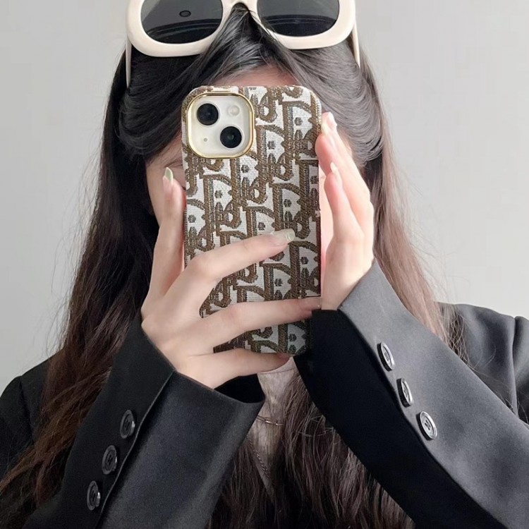 Dior ディオール アイホン14プロ携帯ケース 男女兼用 おしゃれ iphone14/14plusケース ブランド 個性  布製 iphone13/13pro maxスマホケース レディース メンズ アイフォン12/12プロスマホケース  