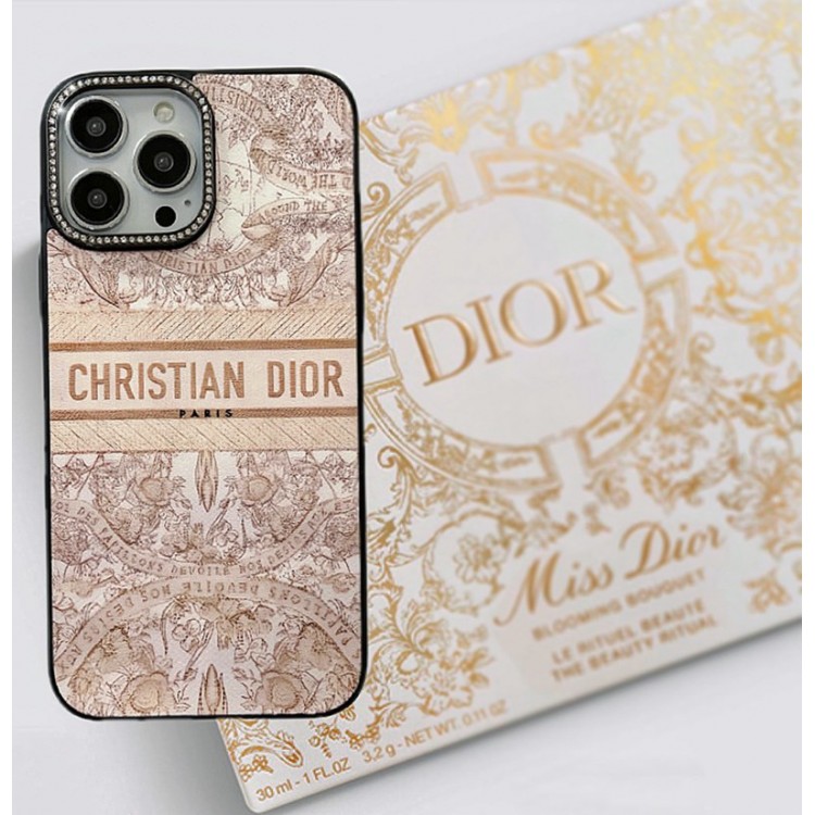 Dior ディオール iphone15/14/13 Pro Maxケースブランドコピー男女兼用携帯カバーアイフォン16/15プロ/14/13カバーハイエンドiphone15Pro Max/14plusカバー