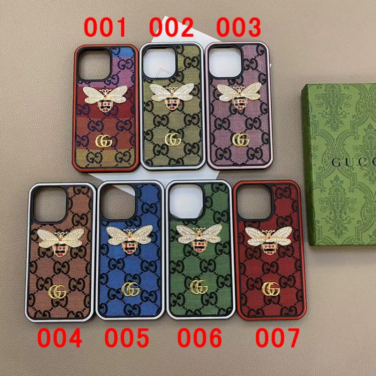 Gucci グッチハイブランドアイフォン15プロ/14/13スマホケースブランドiphone15/14Proメンズケースiphone15/14ブランドケースメンズレディース