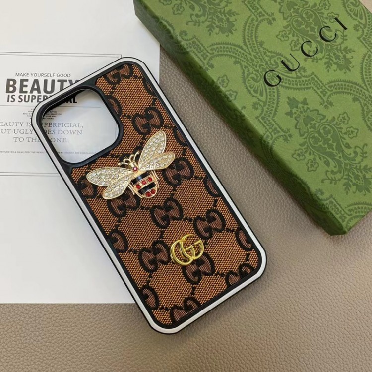 Gucci グッチハイブランドアイフォン15プロ/14/13スマホケースブランドiphone15/14Proメンズケースiphone15/14ブランドケースメンズレディース