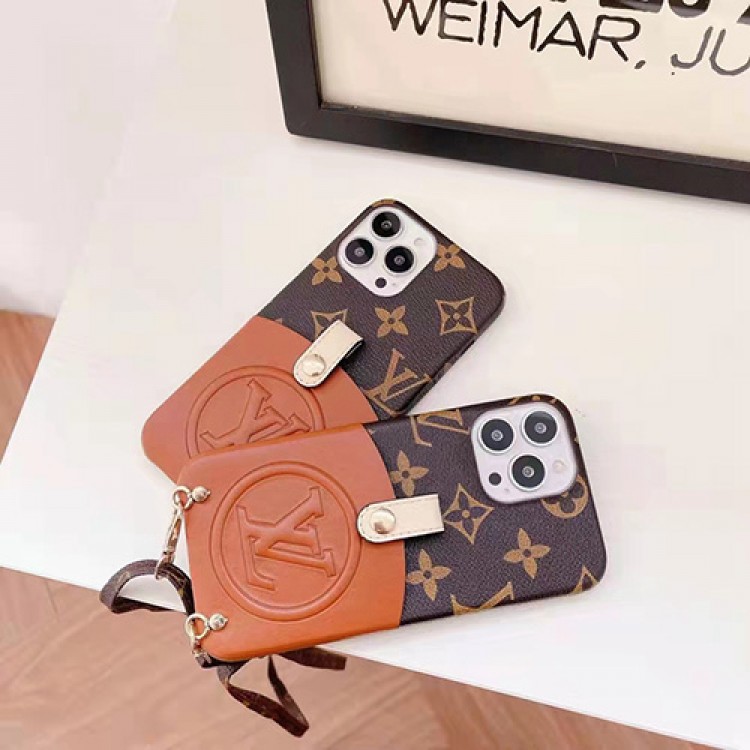 LOUIS VUITTON ルイヴィトン iphone13Pro max/12Proハードケース iPhone13カバー ブランド 経典 モノグラム アイフォン12Pro max/13Pro/11カバー 男女兼用 カード収納 iphone11/11pro/11pro maxカバー