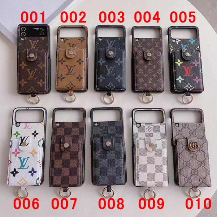 グッチ LV レザーケース iphone 15/14/13 高級感 galaxy flip 5 4 3高品質 男女兼用 携帯カバーiphone15 plus/14 pro max/13Pro Max バッグ型 小物入れ iphone12 pro max/13Pro/12 ケース ショルダー