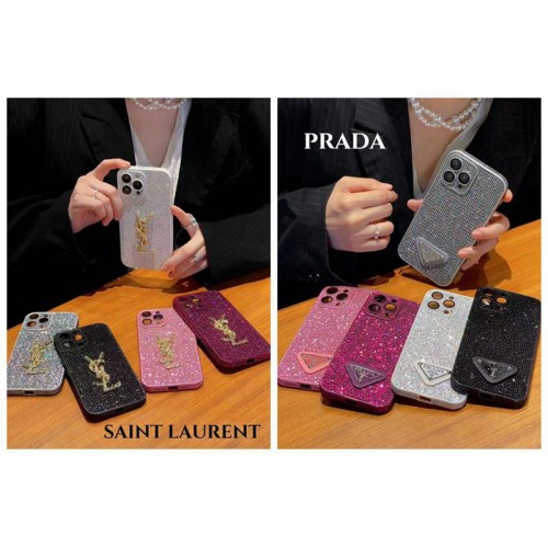 Ysl イブサンローラン Prada プラダ ブランドiphone15/14Proメンズケースレディース向けiphone15/14/13Proケースiphone15/14ブランドケースメンズレディース