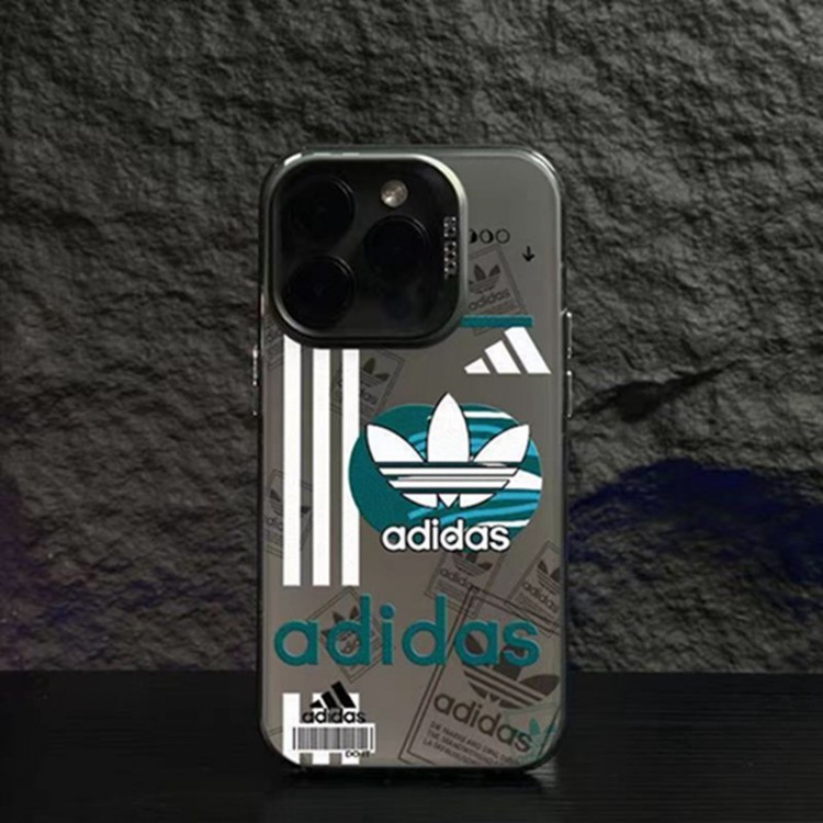 Adidas アディダスハイブランドアイフォン15プロ/14/13スマホケースレディース向けiphone15/14/13Proケースハイエンドiphone15Pro Max/14plusカバー