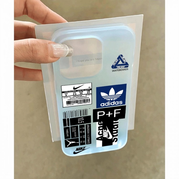 Adidas アディダスハイブランドアイフォン17 プロマックス 16e 15プロ/14/13スマホケースブランドiphone16/15/14 17Pro/ airメンズケースiphone Air/17/16e/15/14ブランドケースメンズレディース