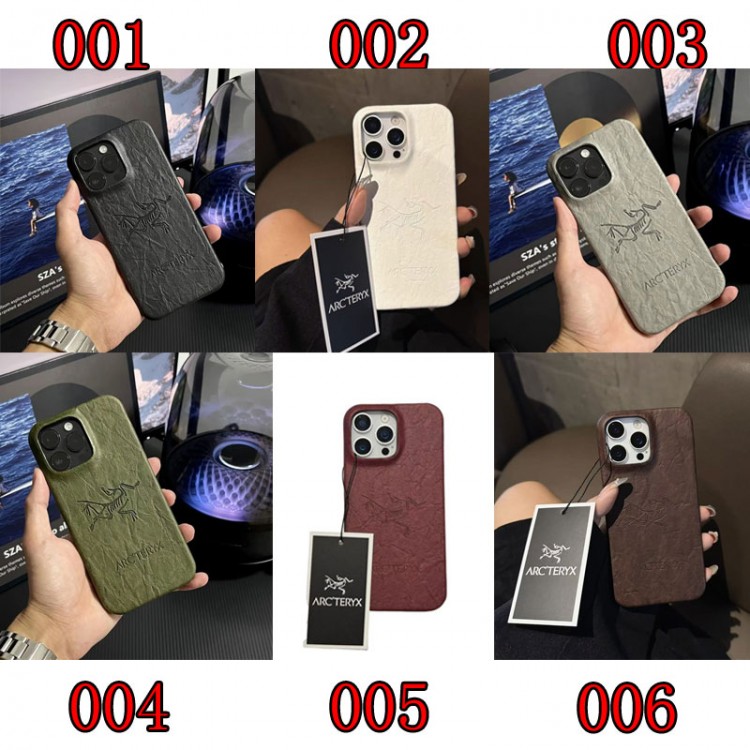 ARC'TERYX アークテリクスiphone17 /Air/16/15/14/13 Pro Maxケースブランドコピーハイブランドアイフォン17 プロマックス 16e 15プロ/14/13スマホケースブランドiphone16/15/14 17Pro/ airメンズケース