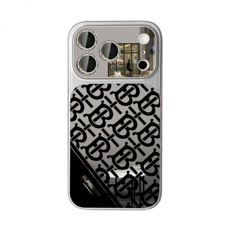 Burberry バーバリーレディース向けiphone 17pro max/ air /16/15/14/13Proケースかわいいアイフォン17pro /16/15プロ/14/13カバー高品質 ハイエンドiphone16/15 17Pro Max/14plusカバー