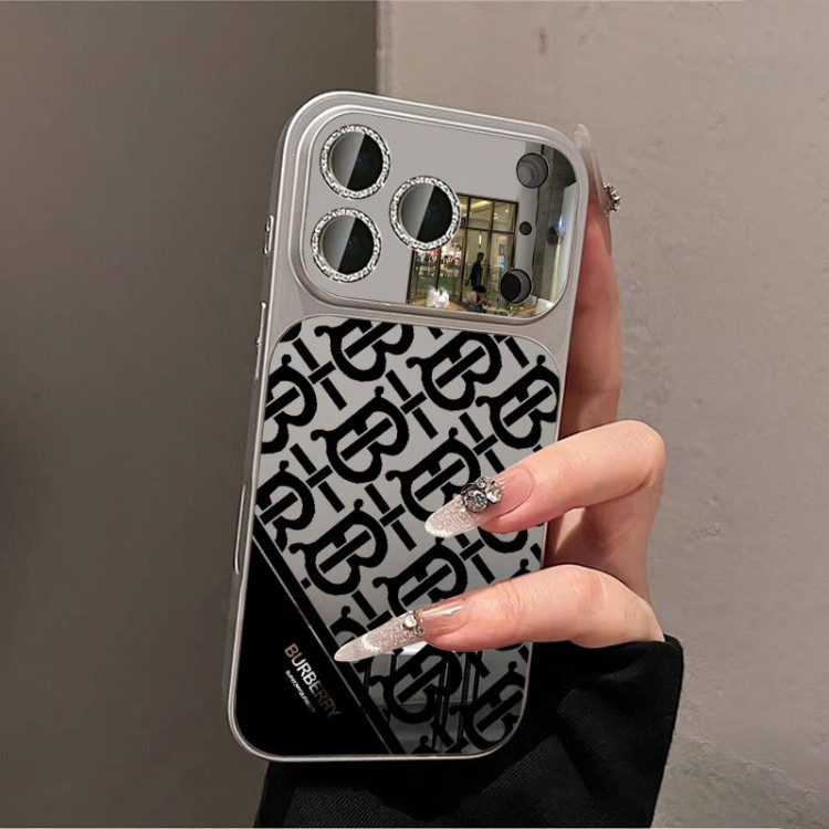 Burberry バーバリーレディース向けiphone 17pro max/ air /16/15/14/13Proケースかわいいアイフォン17pro /16/15プロ/14/13カバー高品質 ハイエンドiphone16/15 17Pro Max/14plusカバー