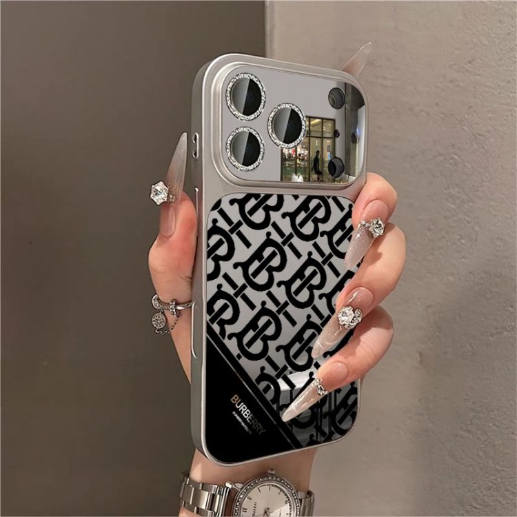 Burberry バーバリーレディース向けiphone 17pro max/ air /16/15/14/13Proケースかわいいアイフォン17pro /16/15プロ/14/13カバー高品質 ハイエンドiphone16/15 17Pro Max/14plusカバー