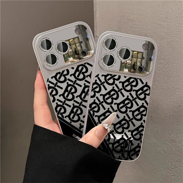 Burberry バーバリーレディース向けiphone 17pro max/ air /16/15/14/13Proケースかわいいアイフォン17pro /16/15プロ/14/13カバー高品質 ハイエンドiphone16/15 17Pro Max/14plusカバー