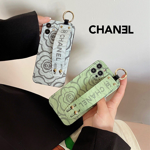 Chanel シャネル 椿の花 アイフォン13/13pro maxケース ブランド ベルト付き レリーフプリント iPhone13pro/12/11pro maxケース 大人気 華奢感 レディース iphone11/11pro/11pro maxケース かわいい