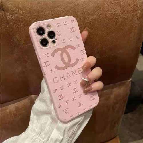 羊革製 高品質 シャネル ブランド iphone13/13pro max/13miniスマホケース 女性向け ピンク 優雅 アイフォンiphone12mini/12pro/12pro max携帯カバー ファッション アイフォン11ケース 人気 レディース愛用