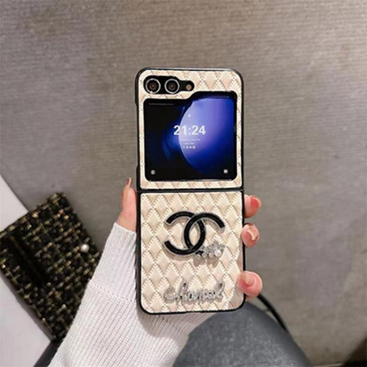 Chanel シャネルハイブランドgalaxy z flip6 5/z flip4/z flip3折りたたみケースハイエンドギャラクシーgalaxy z flip6 5 4 3スマホケースメンズレディースケース折りたたみ型ギャラクシーz flip6 5/z flip4ケースメンズ