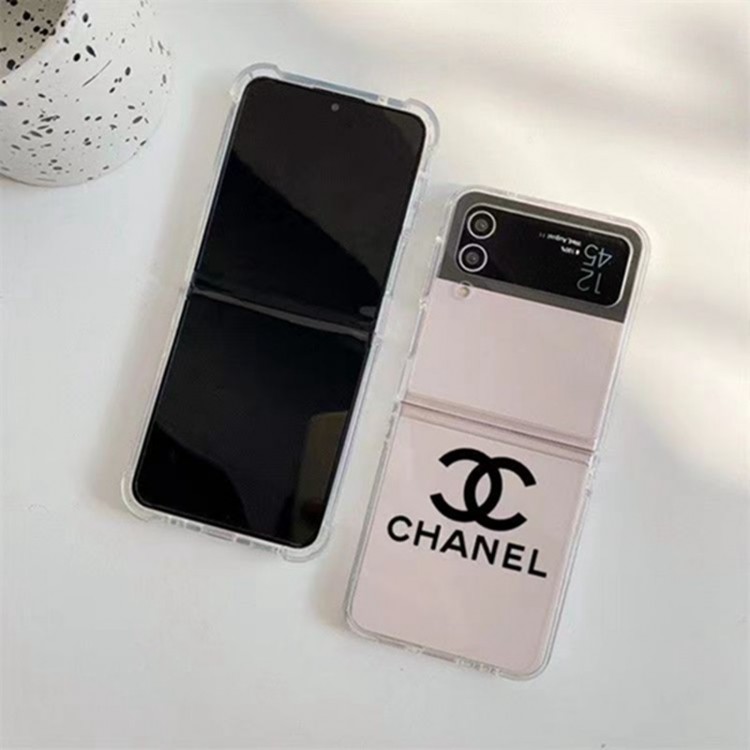 Chanel シャネルギャラクシーzgalaxy z flip6 5/z flip4/z flip3ケースブランド携帯ケースファッションブランメンズレディースケース高級感galaxyz flip5/z flip4ブランドケース