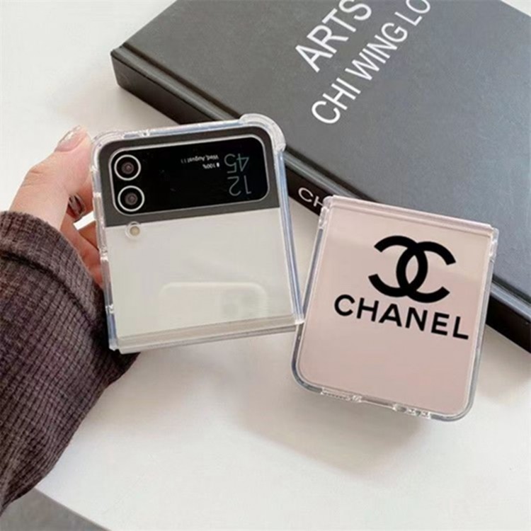 Chanel シャネルギャラクシーzgalaxy z flip6 5/z flip4/z flip3ケースブランド携帯ケースファッションブランメンズレディースケース高級感galaxyz flip5/z flip4ブランドケース