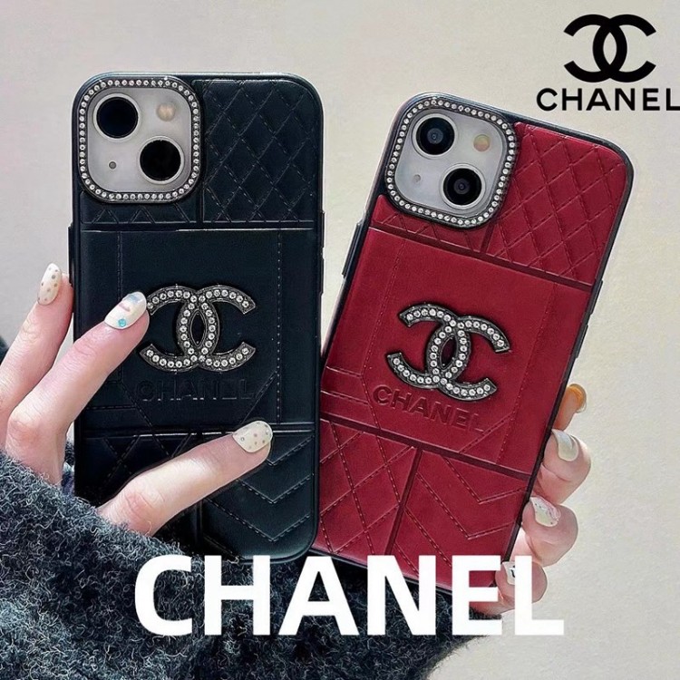 Chanel シャネルiphone16/15/14/13 Pro Maxケースブランドコピーハイブランドアイフォン16 15プロ/14/13スマホケースかわいいアイフォン16/15プロ/14/13カバー