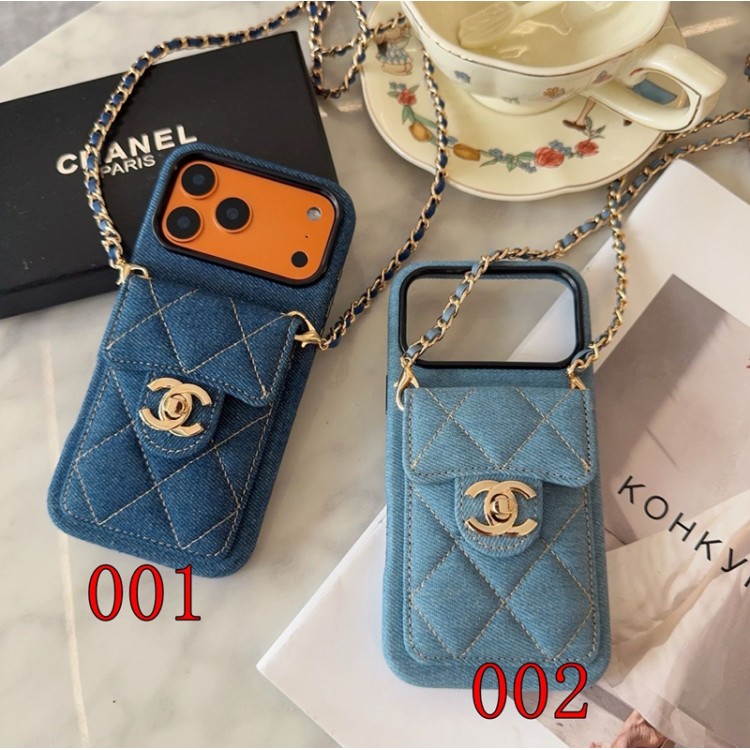 Chanel シャネルiphone17 /Air/16/15/14/13 Pro Max/17eケースブランドコピーショルダーチェーン付き iphone16/15/14 17Pro/ airメンズケース かわいい .アイフォン17pro /16/15プロ/14/13カバー