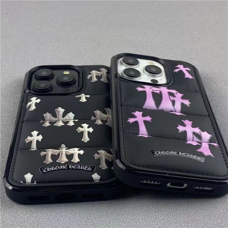 Chrome Hearts クロムハーツ 男女兼用携帯カバーiphone15/14/13Pro Maxブランドiphone15/14Proメンズケースレディース向けiphone15/14/13Proケース