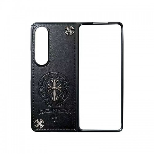 Chrome Hearts クロムハーツ galaxy z flip5/z fold5/z flip4ブランドケースコピーハイブランドgalaxy z flip5/z flip4/z flip3折りたたみケースギャラクシーz fold5 4 3ブランド携帯ケースgalaxy z fold5/z fold4メンズレディースケース