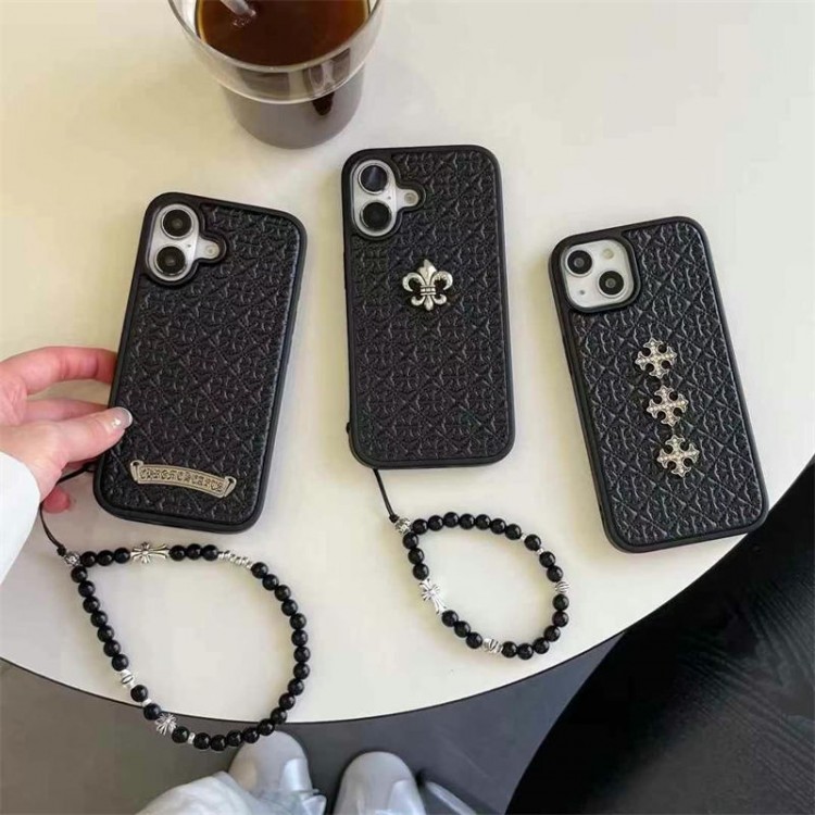 クロムハーツ Chrome Heartsハイブランドアイフォン17 16e 15プロ/14/13スマホケースクロムハーツ ブランドiphone16/15/14 17Proメンズケース かわいい Chrome Hearts アイフォン17/16/15プロ/14/13カバー