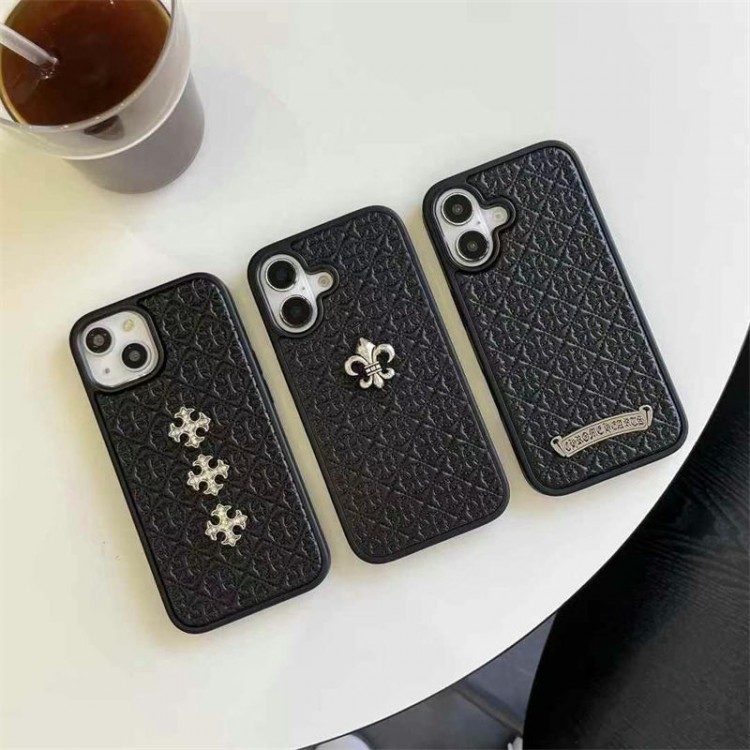 クロムハーツ Chrome Heartsハイブランドアイフォン17 16e 15プロ/14/13スマホケースクロムハーツ ブランドiphone16/15/14 17Proメンズケース かわいい Chrome Hearts アイフォン17/16/15プロ/14/13カバー