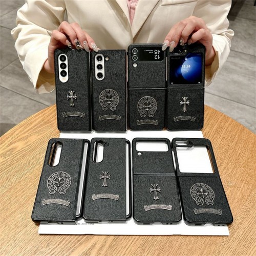 クロムハーツ Chrome Heartsハイブランドgalaxy z flip7 6 5/z flip4/z flip3折りたたみケースファッションgalaxy z flip7 6 5/z flip4/z flip3ケースブランド折りたたみ型ギャラクシーz flip 7 6 5/z flip4/z fold5 6 7 ケースメンズ高級感galaxyz flip5/z flip4/z fold5/z fold4ブランドケース