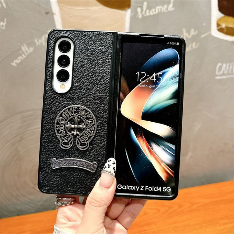 クロムハーツ Chrome Heartsハイブランドgalaxy z flip7 6 5/z flip4/z flip3折りたたみケースファッションgalaxy z flip7 6 5/z flip4/z flip3ケースブランド折りたたみ型ギャラクシーz flip 7 6 5/z flip4/z fold5 6 7 ケースメンズ高級感galaxyz flip5/z flip4/z fold5/z fold4ブランドケース