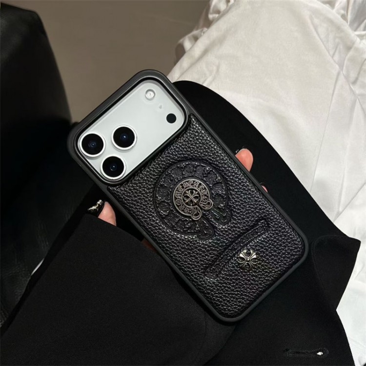クロムハーツ Chrome Hearts iphone17 /Air/16/15/14/13 Pro Maxケースブランドコピーハイブランドアイフォン17 プロマックス 16e 15プロ/14/13スマホケースブランドiphone16/15/14 17Pro/ airメンズケース